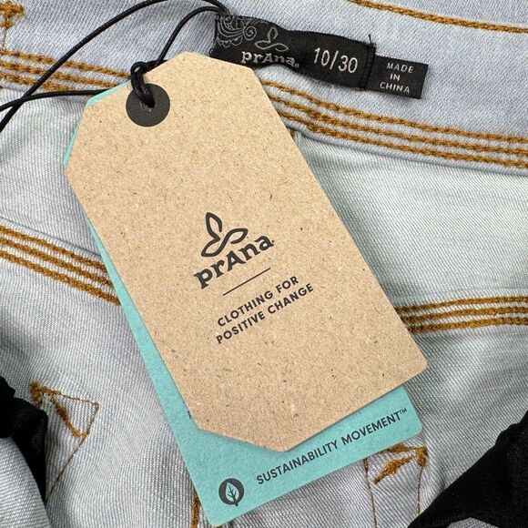 prAna Soma Jean - Size 10/30 - Light Washed Blue - Picture 8 of 9